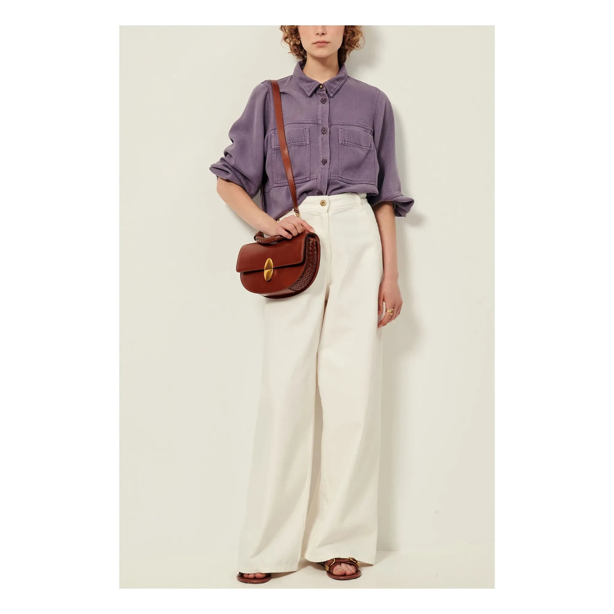 Sessùn - Leone overshirt | Purple