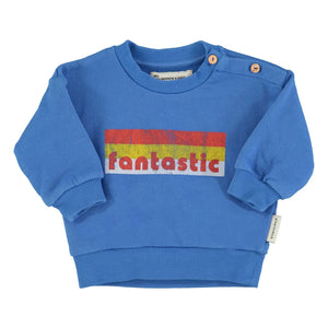 Piupiuchick - Fantastic organic cotton sweatshirt | Blue