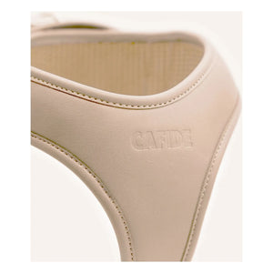Cafide - Vegan Leather Dog Collar | Beige