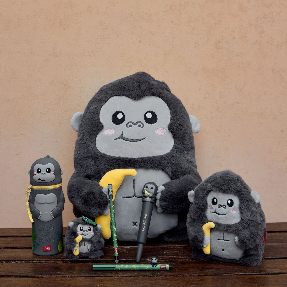 Legami - "Wild but Kind" Gorilla Squishy Jel Kalem - Sıkılanlar