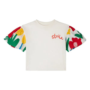 Stella McCartney Kids - Stella Fleuri T-Shirt | Ivory