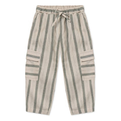 Fliink - Vira Striped Linen Cargo Pants