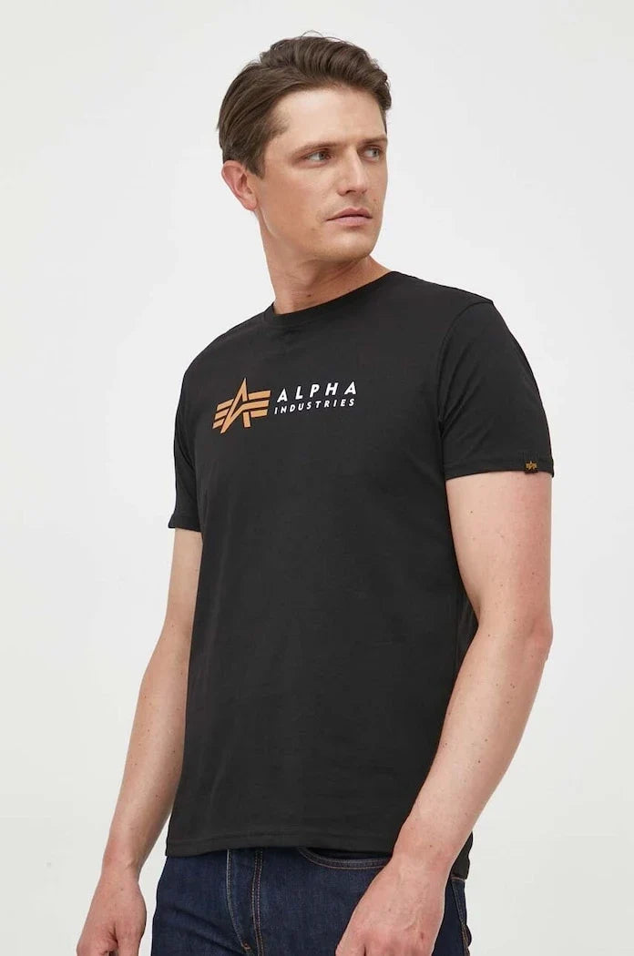 Pamuklu Tişört Alpha Industries Label T 118502 03