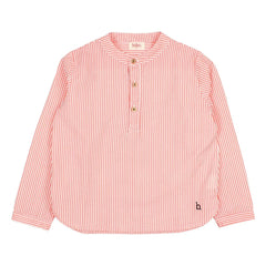 Búho - Kurta Striped Seersucker | Red
