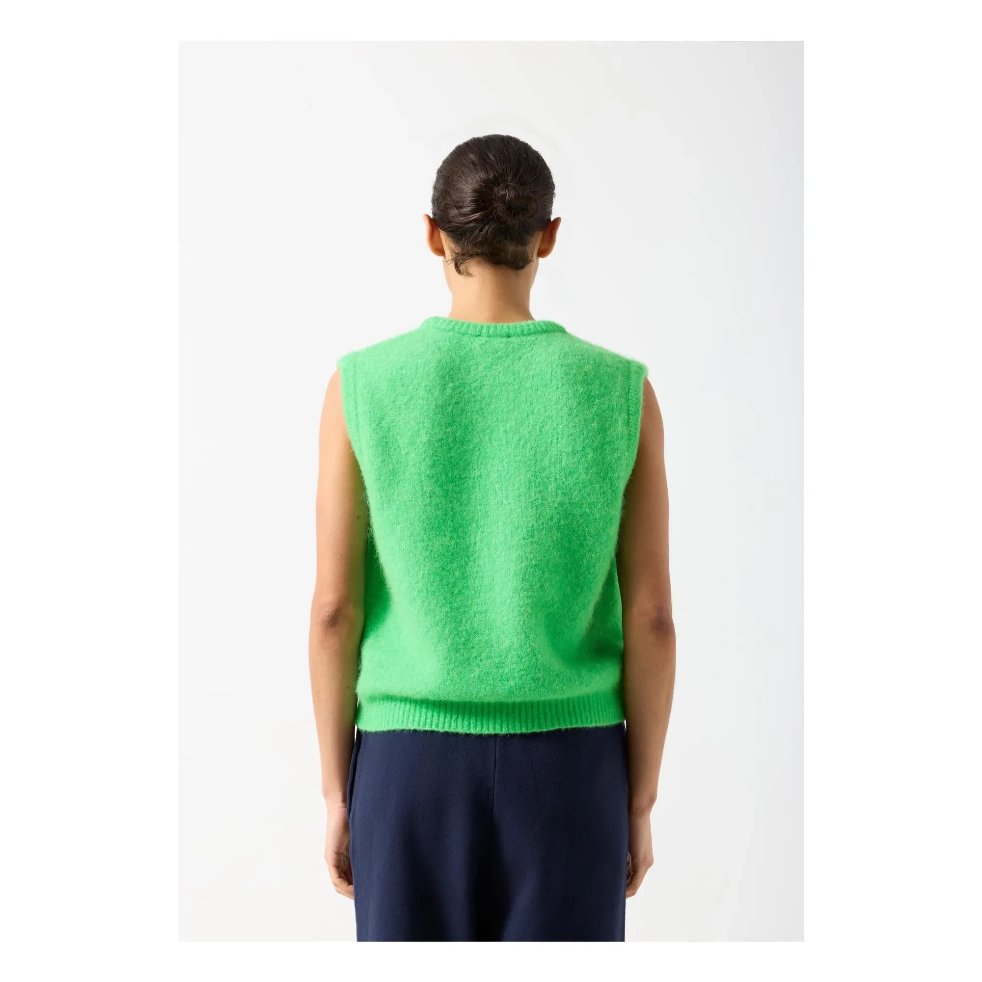 American Vintage - Vitow Wool Sleeveless Sweater | Green