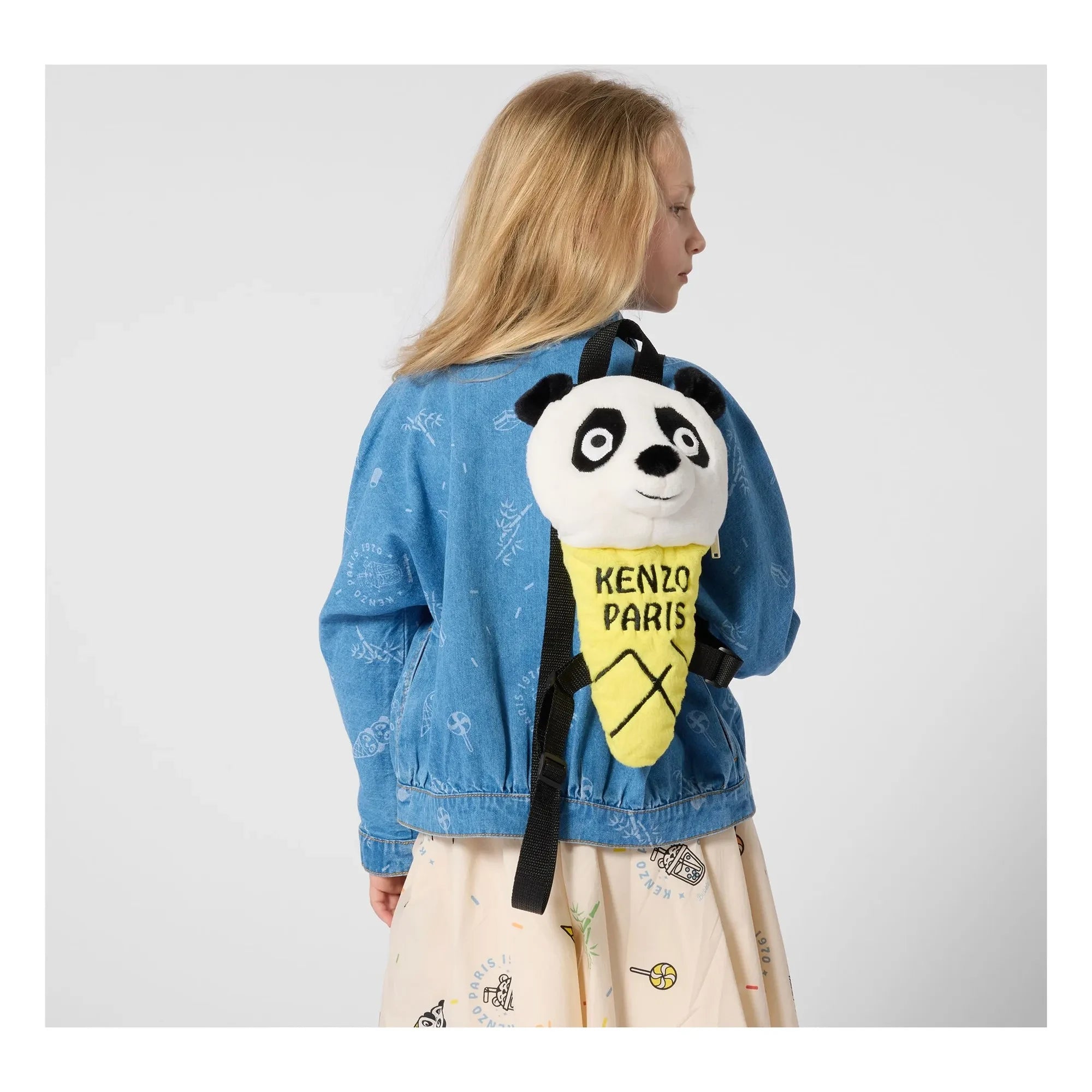 Kenzo - Happy Sweet Panda Skirt | Ecru