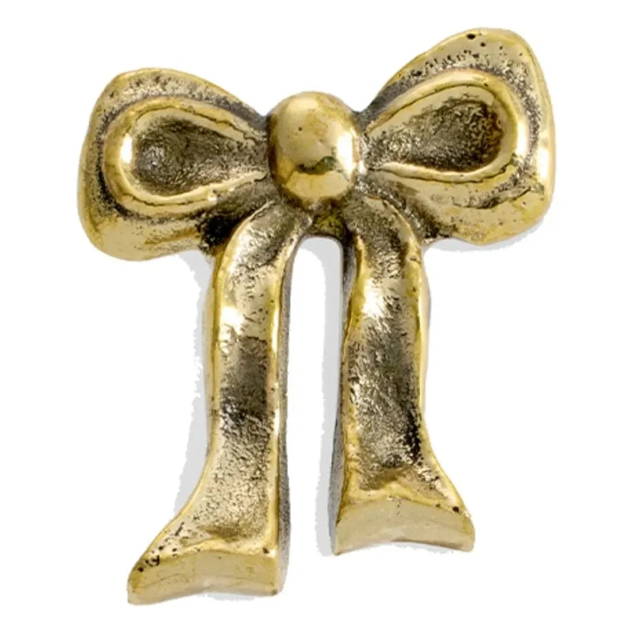 Doing Goods - Bowie Bow Brass Door Handle | Gold