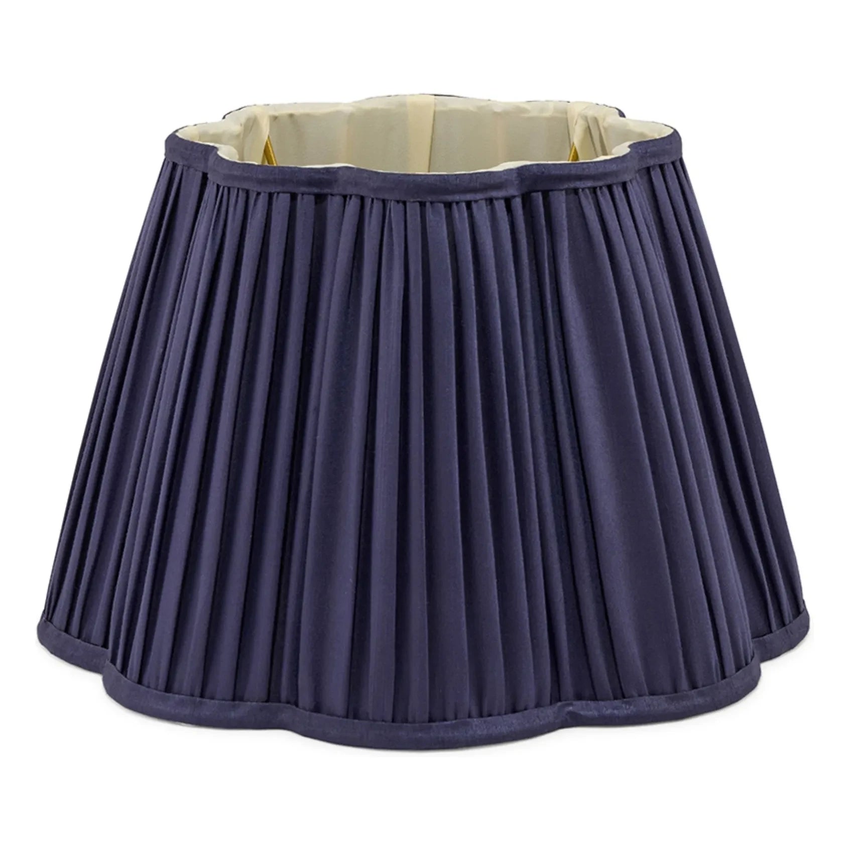 Doing Goods - Diya Silk Lampshade | Midnight Blue