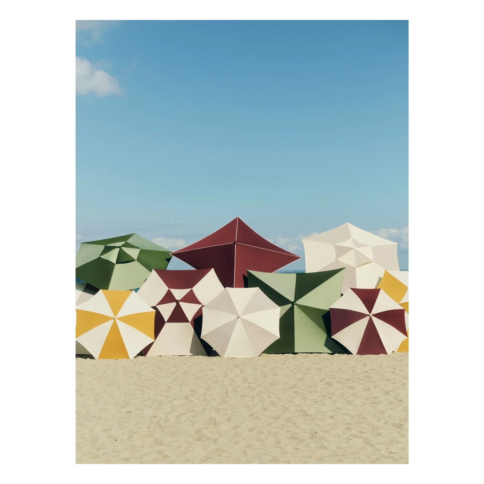 Hay - Hexagon Umbrella Terrazza | Burgundy