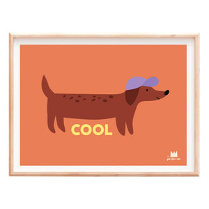 Ma petite vie - Stylish Dog Poster