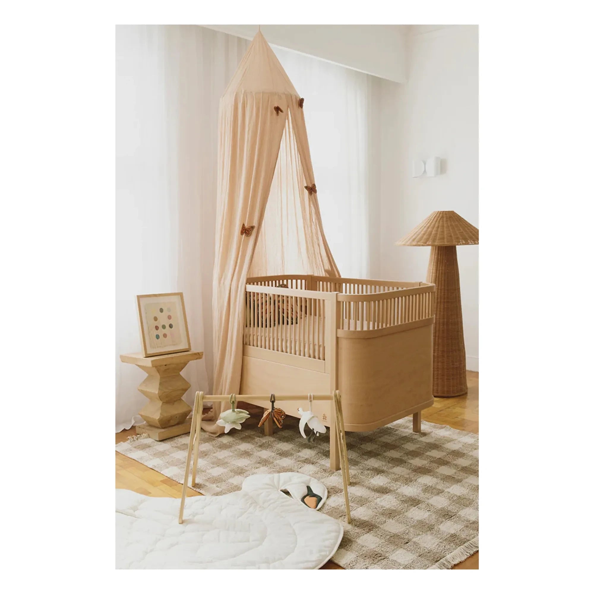 Lorena Canals - Butterfly Bed Cover | Powder Pink