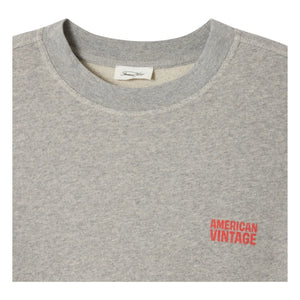 American Vintage - Crew Neck Sweatshirt | Grey Melange