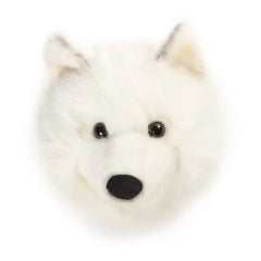 Wild & Soft - White Wolf Head Wall Hook