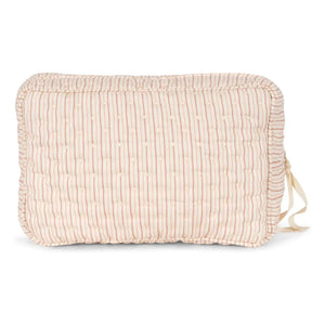 Konges Sløjd - Large Striped Cosmetic Bag | Pink