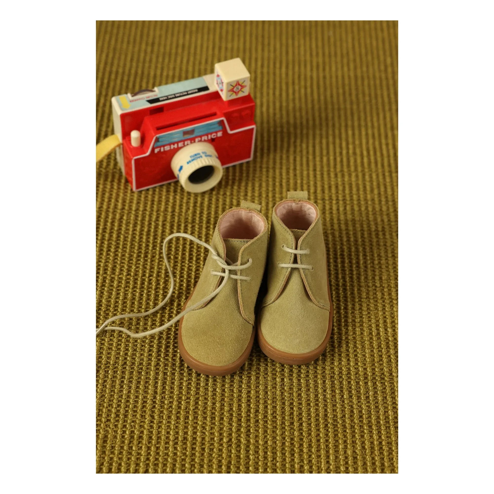 Lazare - Raoul Suede Lace Sneakers | Almond Green