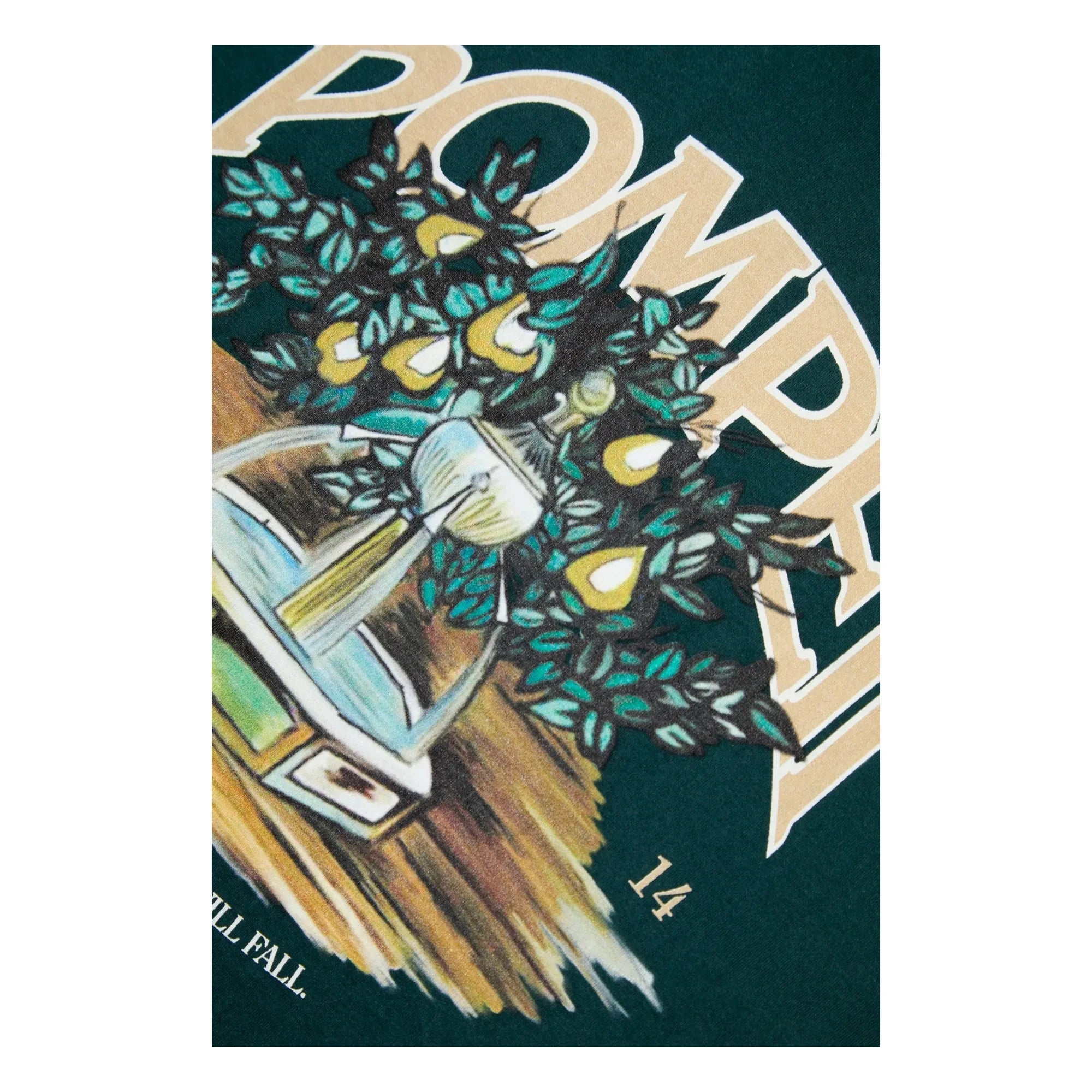 Pompeii - Regular Graphic T-Shirt | Pine