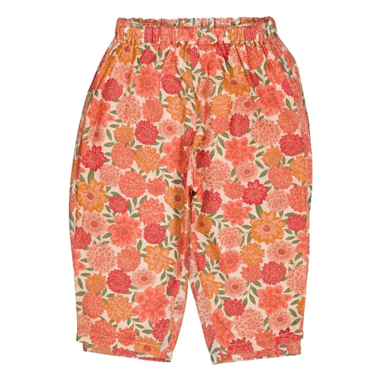 Loir - Nini Pants Organic Cotton Flowers | Coral