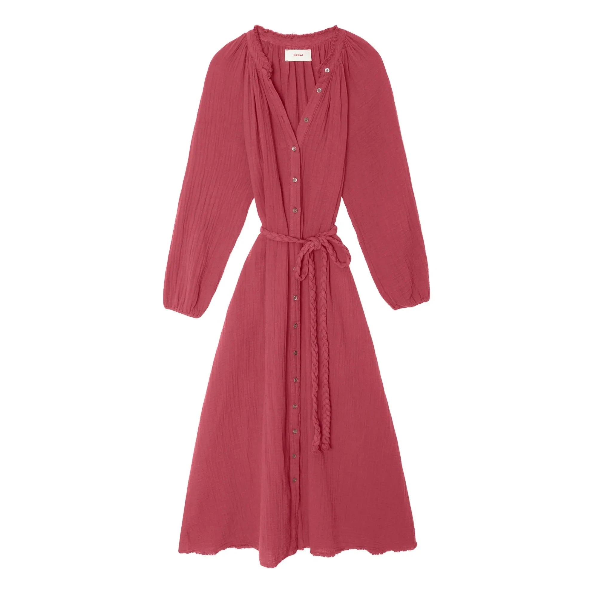 Xirena - Andrea Cotton Gingham Dress | Red