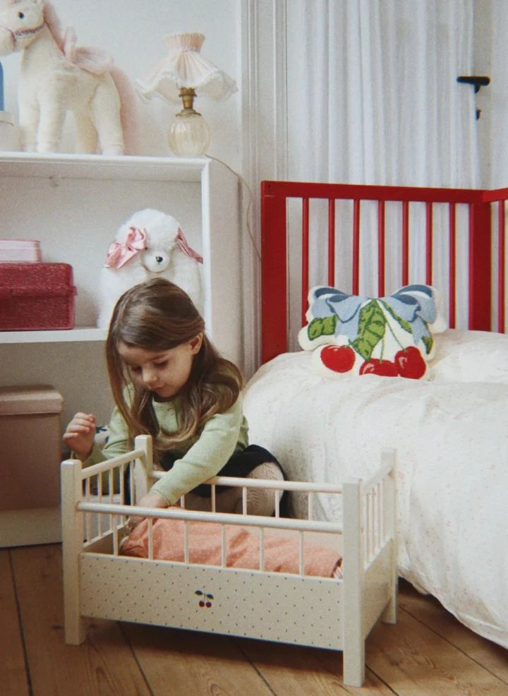 Konges Sløjd - FSC Certified Cherry Wood Baby Crib