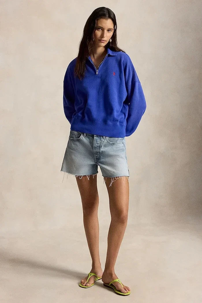 Polo Ralph Lauren women's cotton zip-up sweatshirt