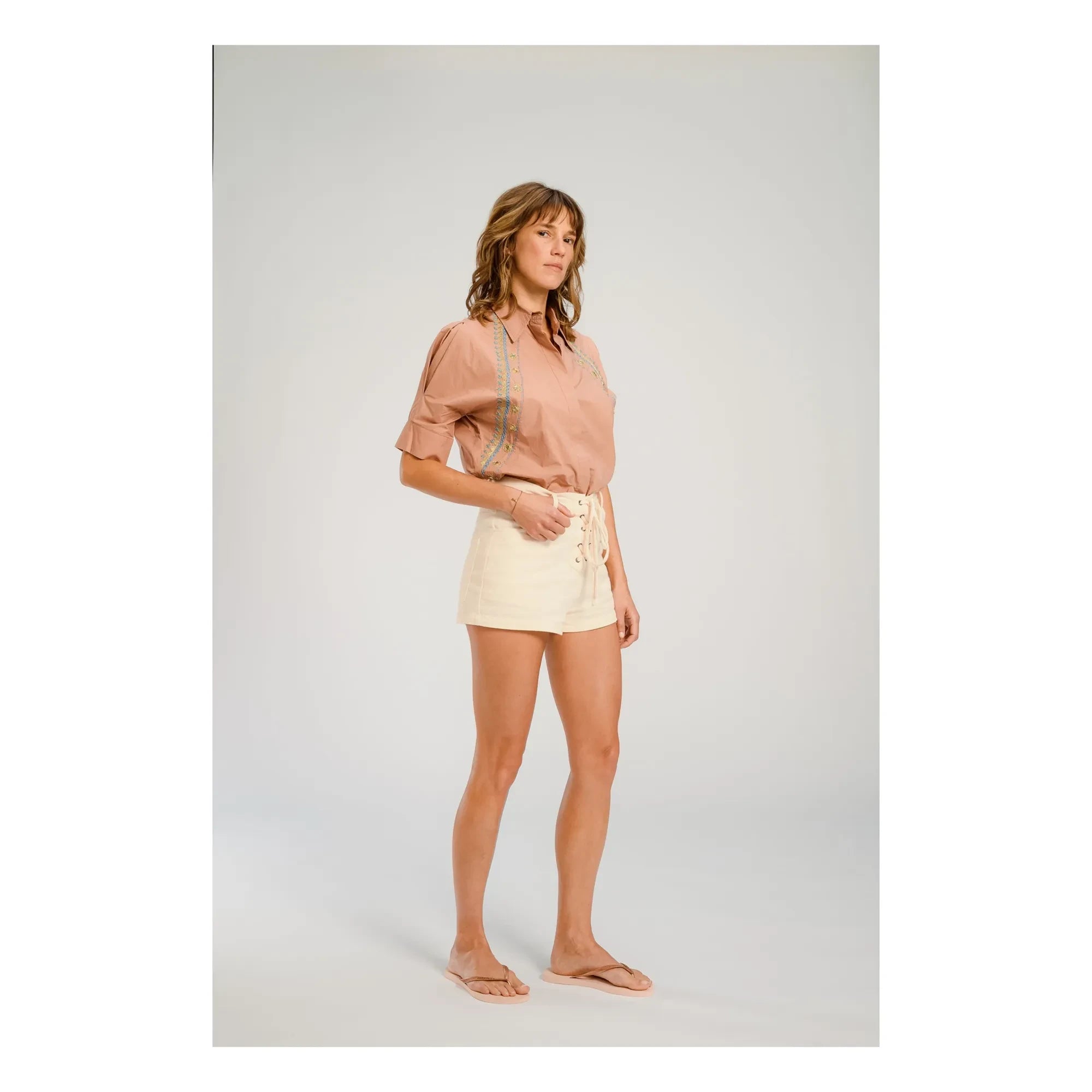 Virginie de Vinster - Los Angeles Blouse | Terracotta