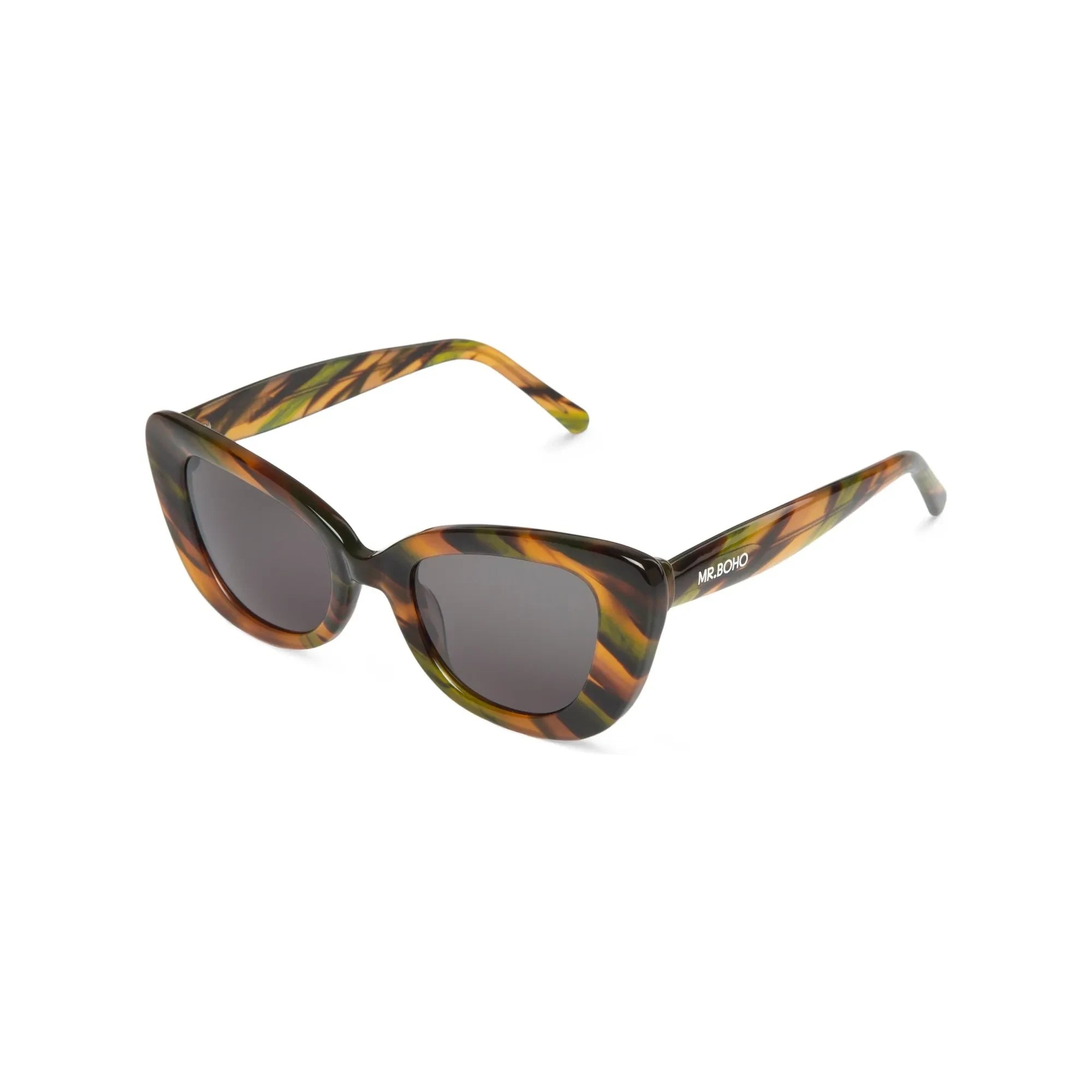 Mr Boho - Caparica Sunglasses | Brown Marble