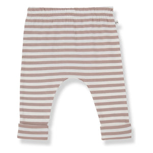 1+ in the Family - Striped Saul Leggings | Taupe Brown