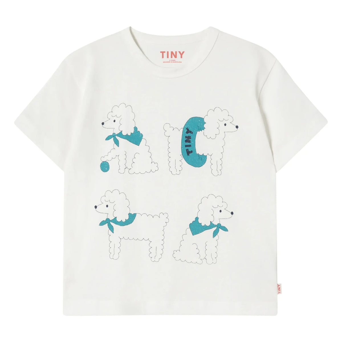 Tinycottons - Organic Cotton Dog T-Shirt | White