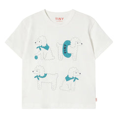 Tinycottons - Organic Cotton Dog T-Shirt | White