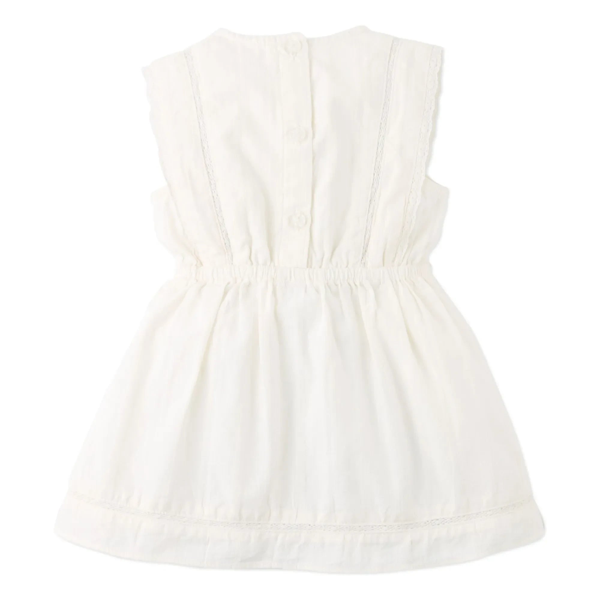 Gingersnaps - Charlee Embroidered Dress | White