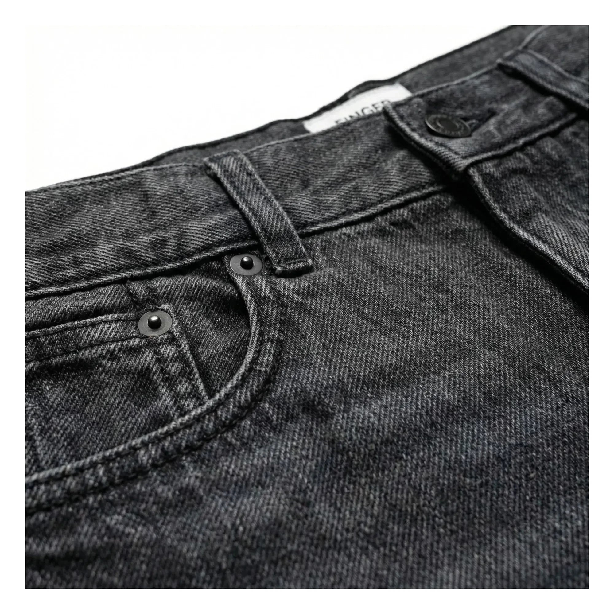 Finger in the nose - Denim Eva şort | Denim gri