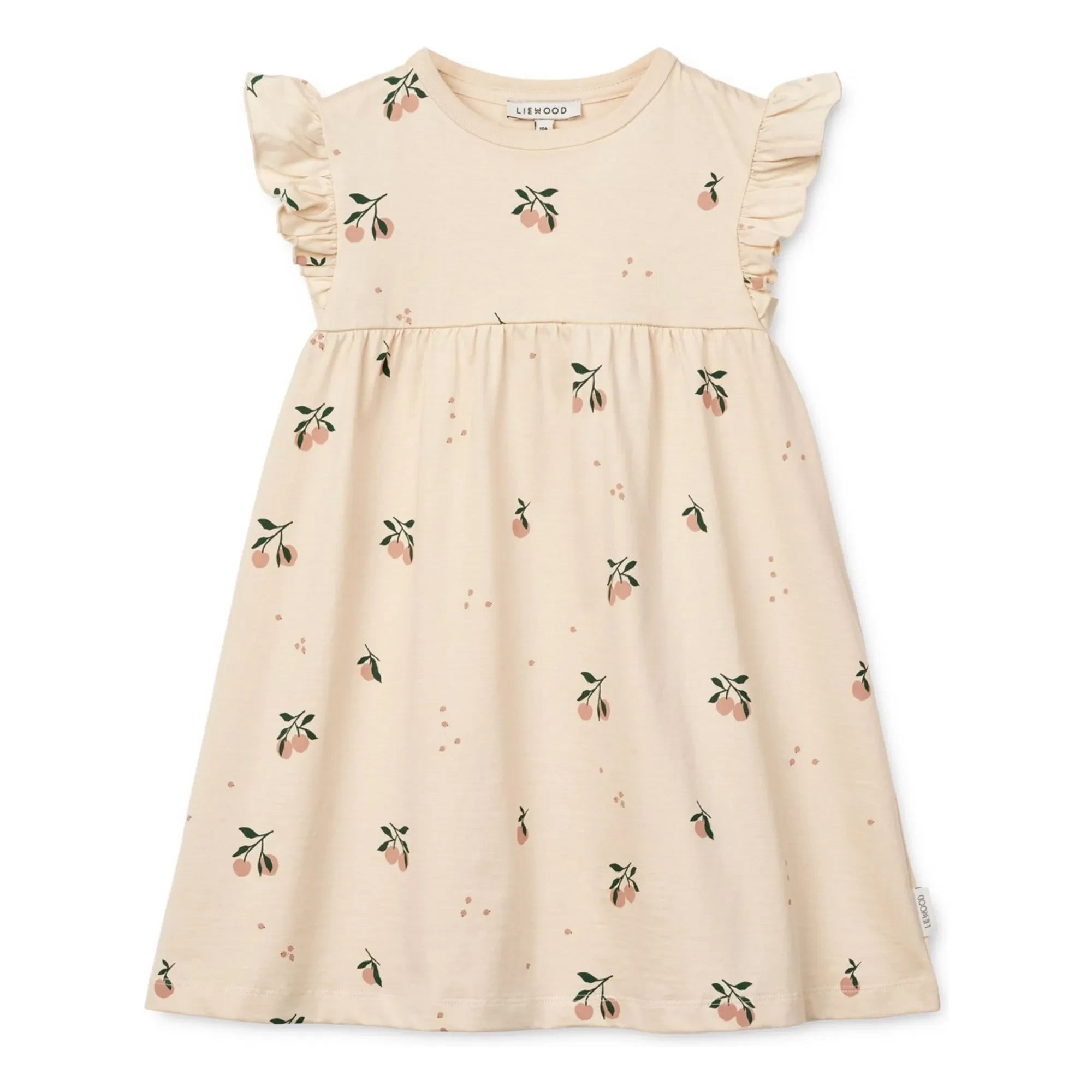 Liewood - Neveah Peach Organic Cotton Dress | Ecru
