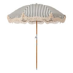 Business & Pleasure Co. - Premium Fringed Sun Umbrella | Black
