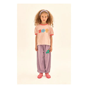 Jelly Mallow - Floral T-Shirt | Powder Pink