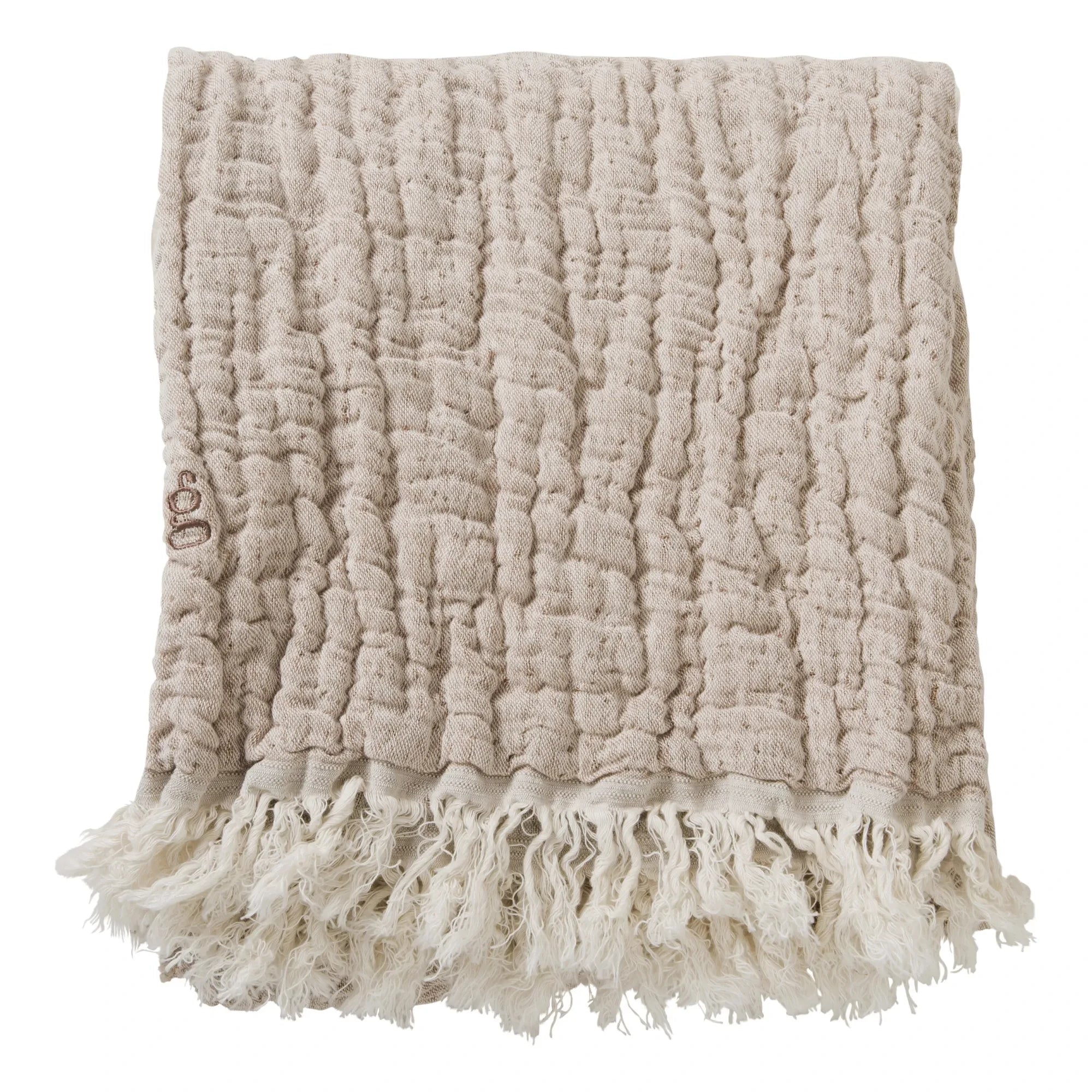 garbo&friends - Mellow Linen Cotton Shawl | Powder Pink