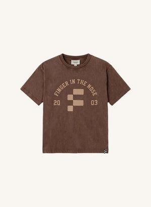 Finger in the nose - King Finger 2003 Organic Cotton T-Shirt | Chocolate