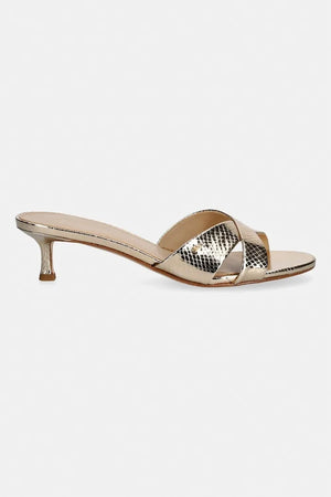 MICHAEL Michael Kors Cassidy Kitten Sandal Deri Terlik