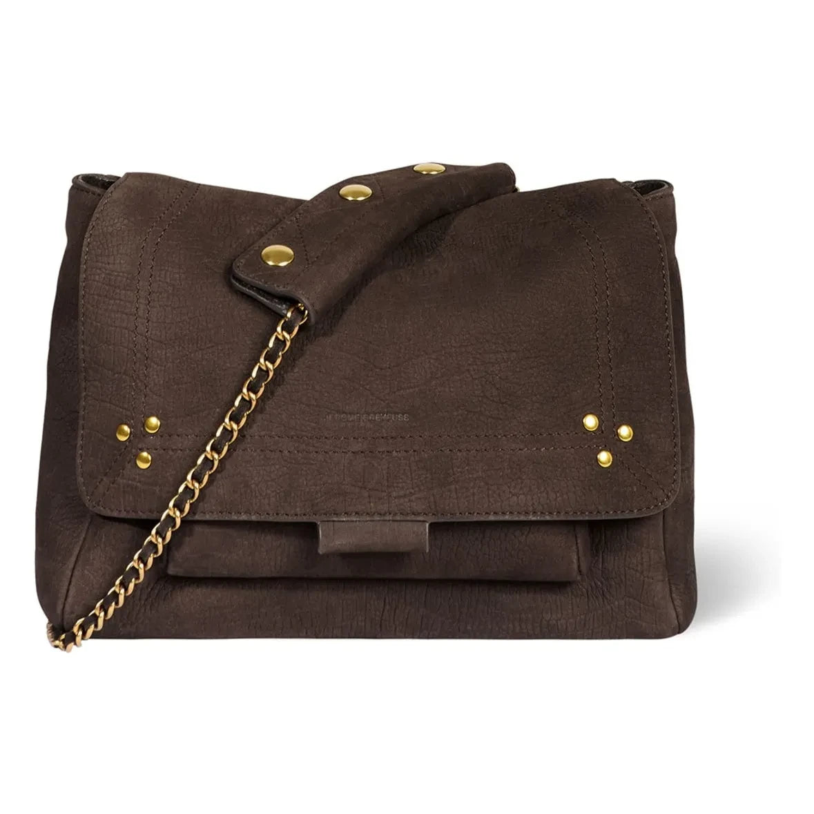 Jérôme Dreyfuss - Lulu M Croco Patterned Leather Bag | Brown