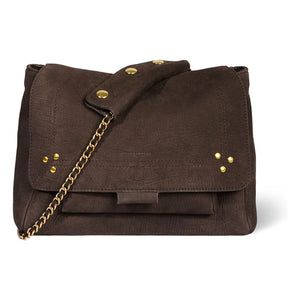 Jérôme Dreyfuss - Lulu M Croco Patterned Leather Bag | Brown