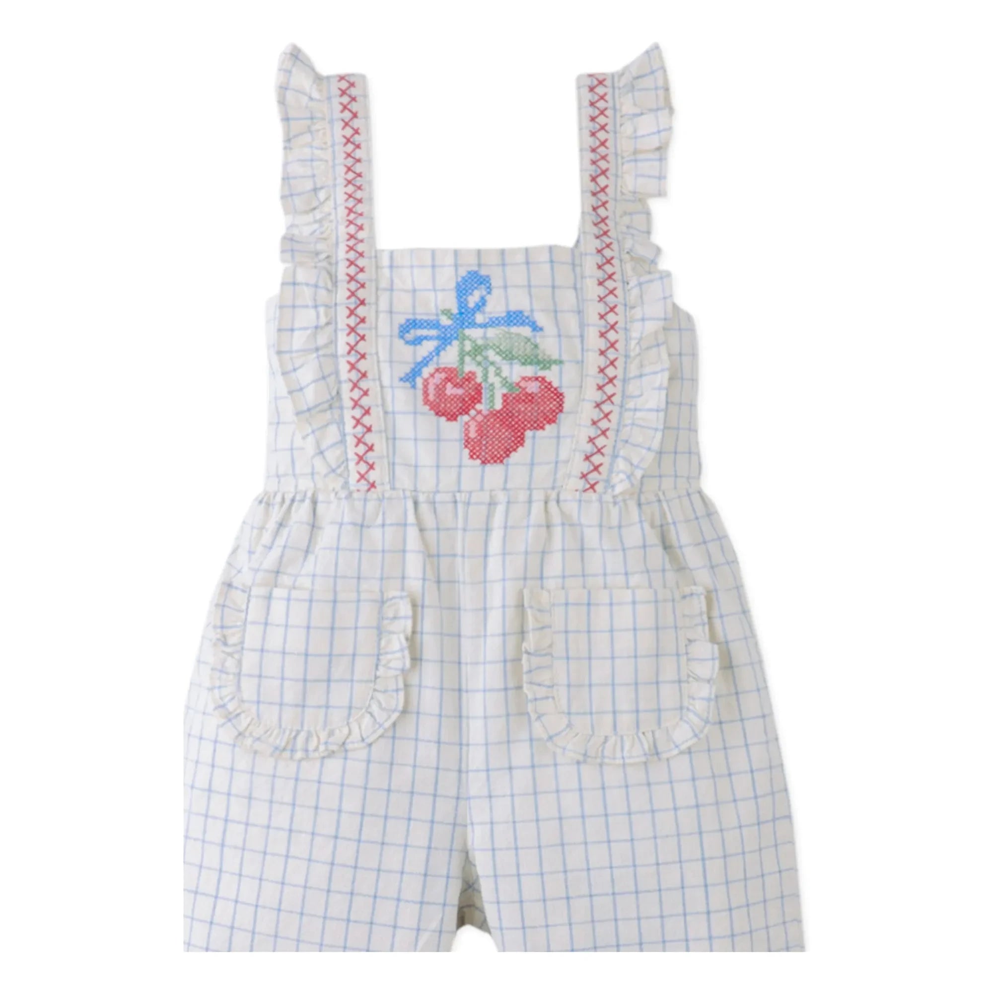 Gingersnaps - Poebe Ruffled Romper | Ecru