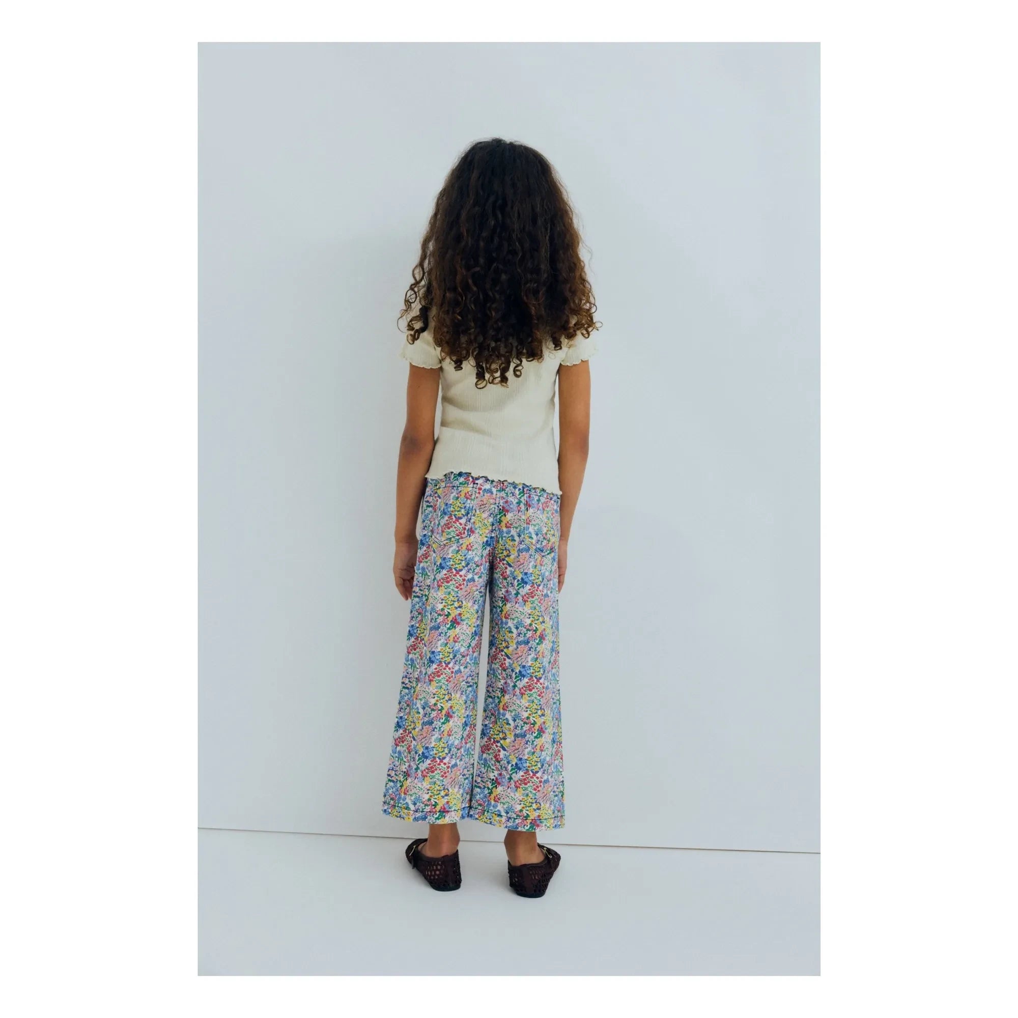 the new society - Lily Floral Jeans | Blue