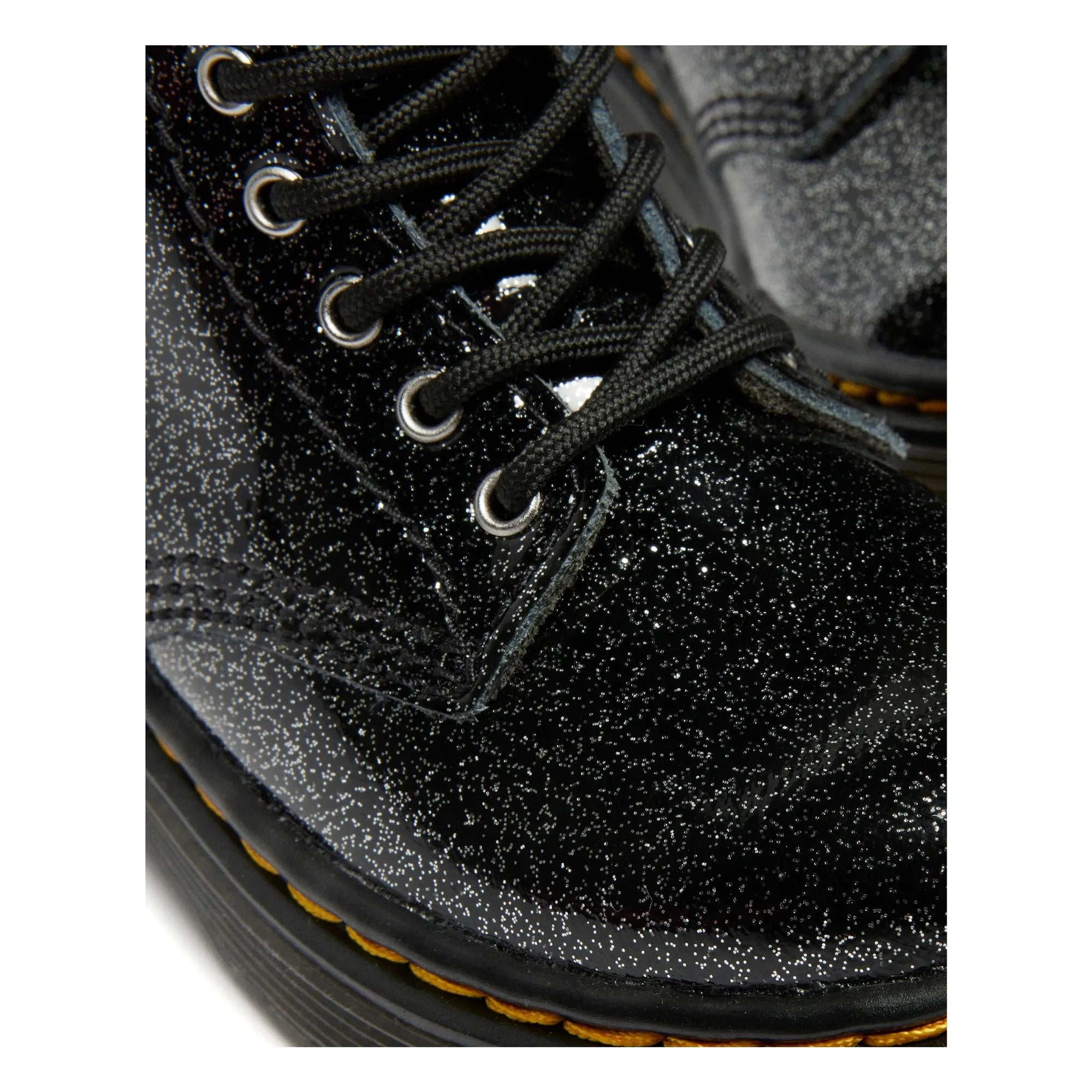 Dr. Martens - 1460 J Glitter Lace-Up Boots | Shiny Black
