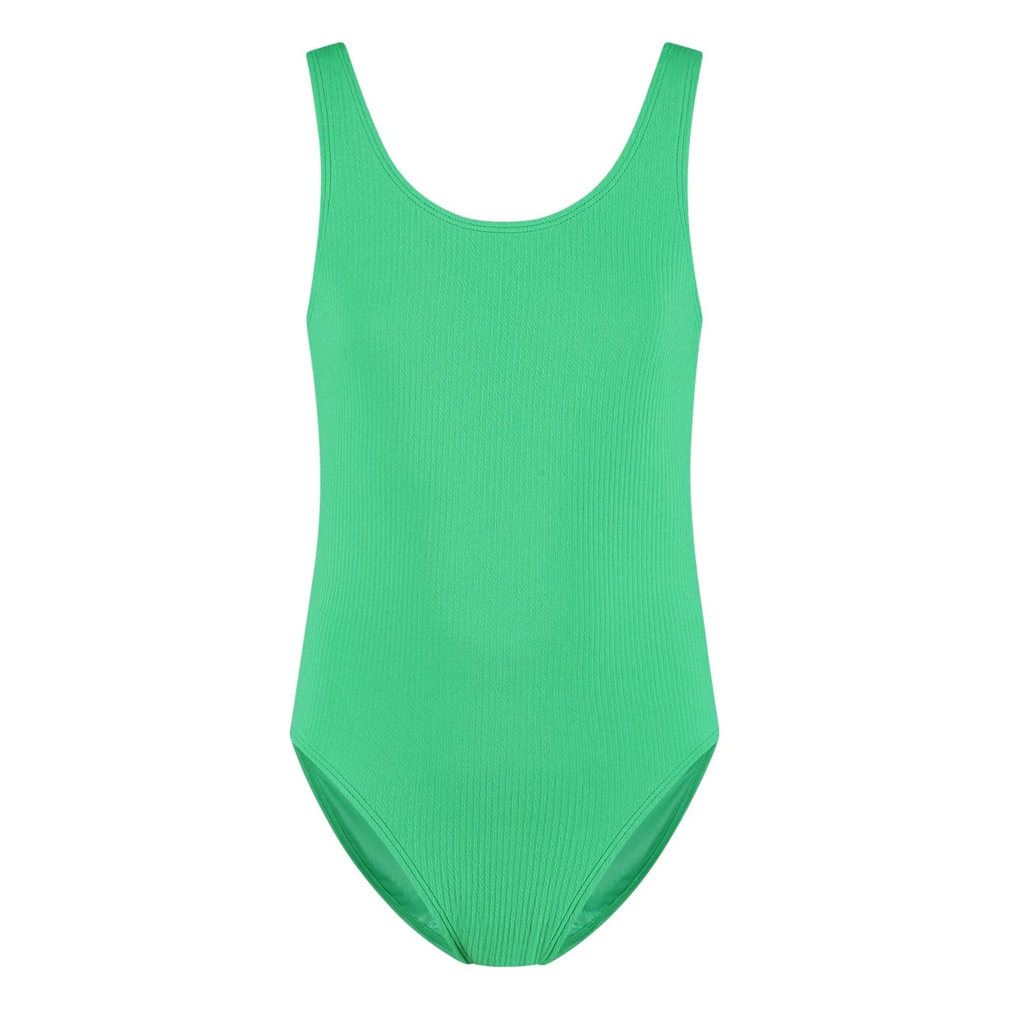 Beachlife - Uni Textured Recycled Fiber Swimsuit | Green
