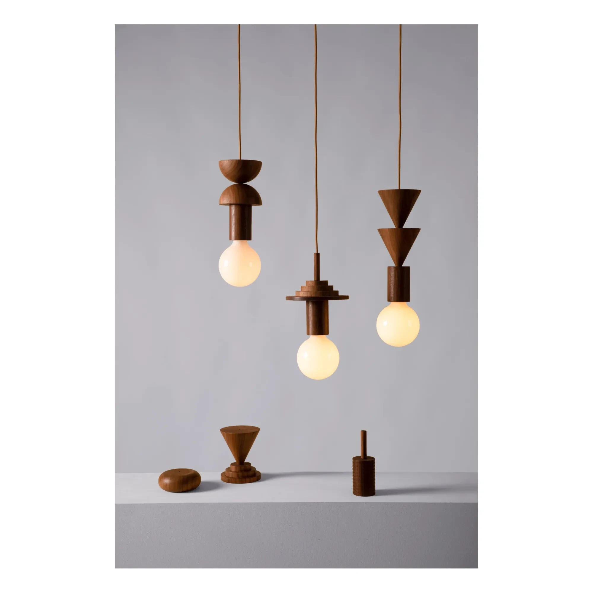 Schneid Studio - Junit Copla Pendant Lamp | Walnut