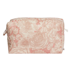 Bonpoint - G Fleurie Organic Cotton Makeup Bag | Light Pink
