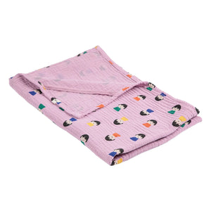 Bobo Choses - Long Pajama and Bib Set | Purple