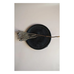 Woodmata - Terracotta-Based Plate | Black