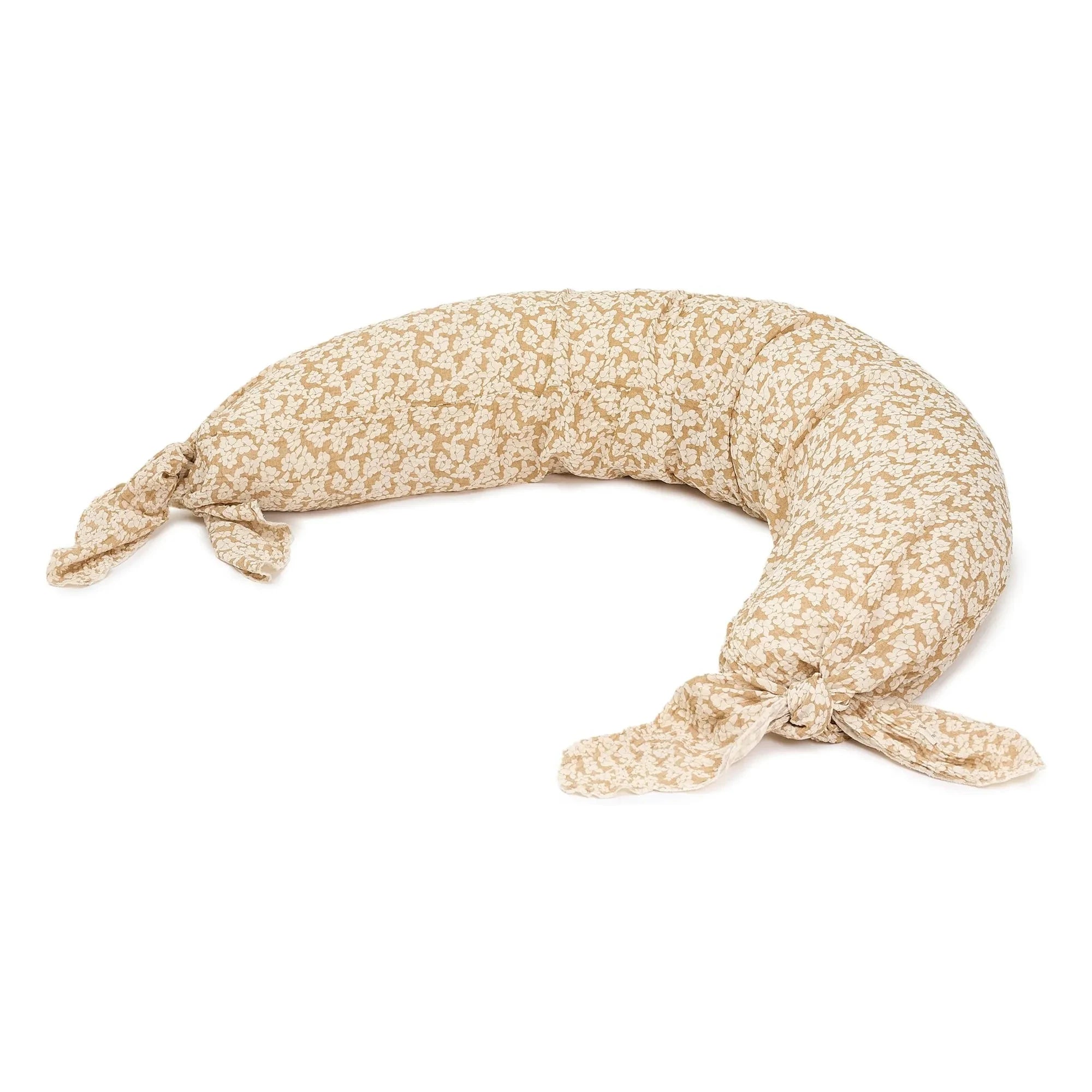 Nobodinoz - Golden Brown Sakura maternity pillow | Brown