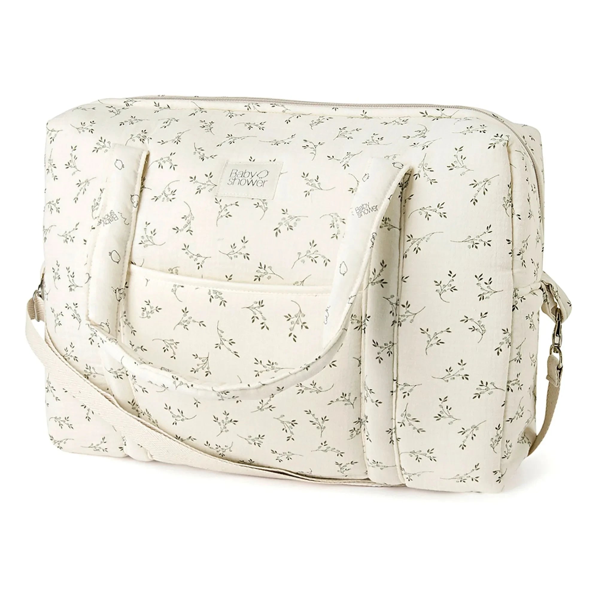Babyshower - Camila Diaper Bag in Olive Green | Cream