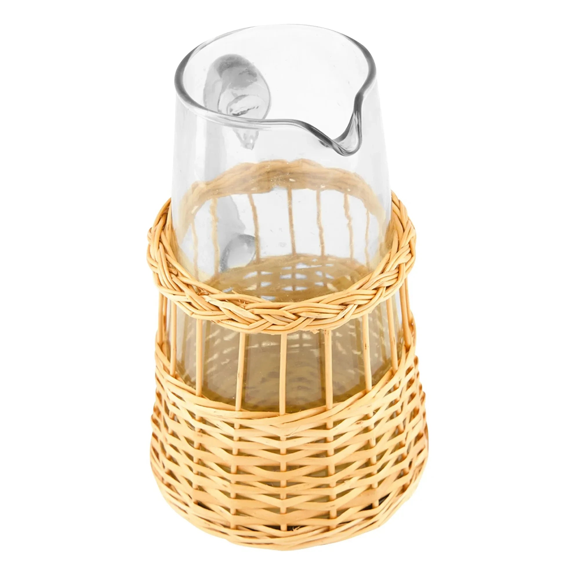 House of Capricorn - Vitória Glass and Straw Decanter